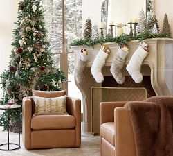 Treeline Embellished Lumbar Pillow