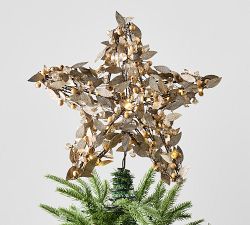 Lit Rustic Glam Star Tree Topper