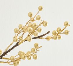 Vintage Champagne Cluster Berry Branch