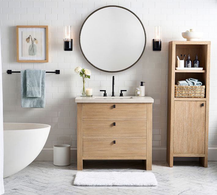 Bodhi Round Mirror | Pottery Barn