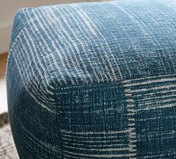 Bryer Striped Pouf
