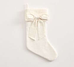 Classic Velvet Bow Stockings