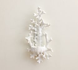Coral Wall Candle Holder