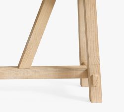 Farmhouse Trestle Rectangular Console Table (74")