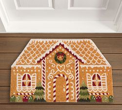 Gingerbread House Light Up Doormat