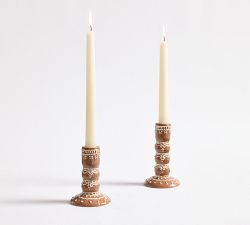 Handcrafted Ceramic Gingerbread Candle Holder
