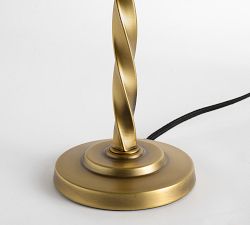 Harper Twisted Metal Table Lamp (24")