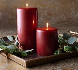 Modern Curved Pillar Candles