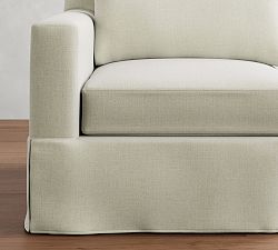 York Square Arm Deep Seat Sectional Component Replacement Slipcovers