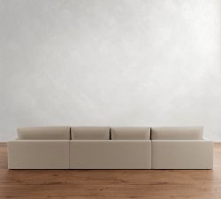 Westwood Square Arm Deep Seat Double Chaise Sectional (185")