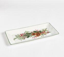 Holly Berry Stoneware Platter