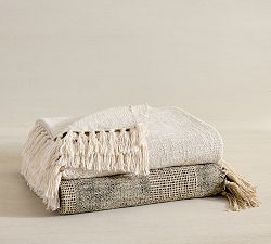 Hollyn Cotton Woven Throw