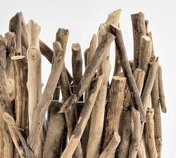 Driftwood Hurricane Candle Holder