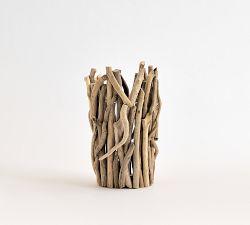 Driftwood Hurricane Candle Holder