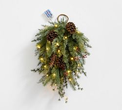 Faux Lit Avant Garde Swag