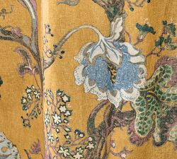 Dahlia Floral Printed Curtain