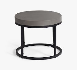 Open Box: Sloan Concrete Round 20" Nesting Outdoor Coffee Table