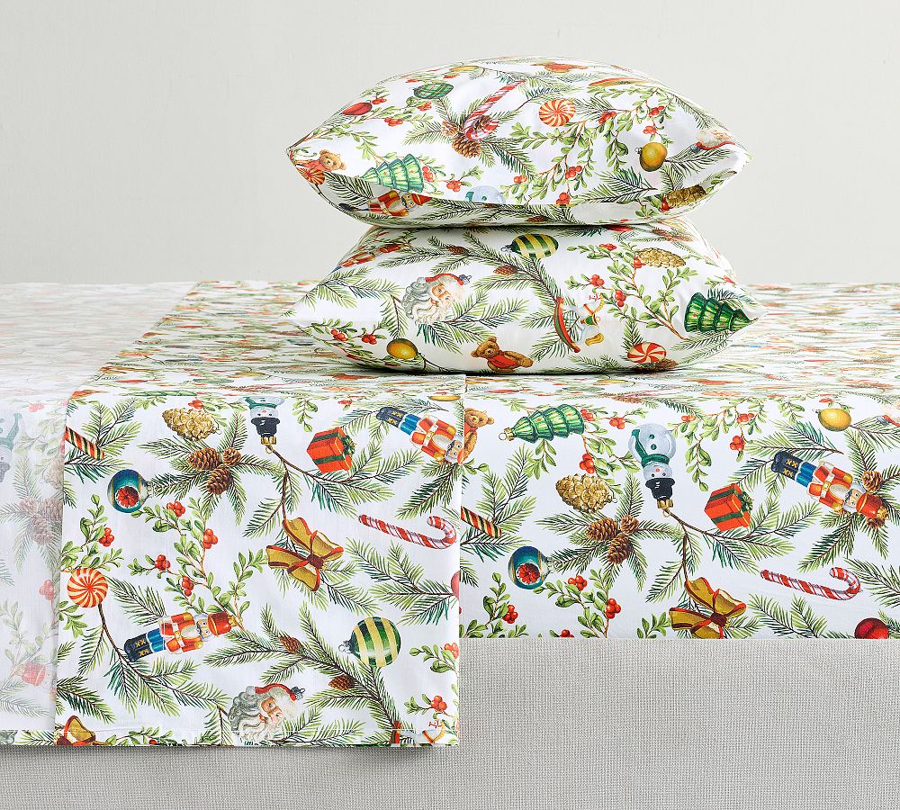 Ornament Printed Sheet Set - Multi, Queen