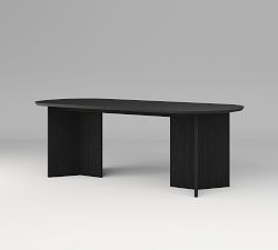 Dietrich Elliptical Bar Height Communal Dining Table (96"-144")