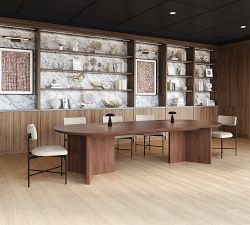 Dietrich Elliptical Communal Dining Table (96"-144")