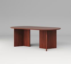 Dietrich Elliptical Counter Height Communal Dining Table (96"-144")