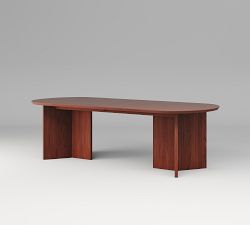 Dietrich Elliptical Counter Height Communal Dining Table (96"-144")