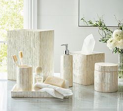 Capiz Bath Accessories