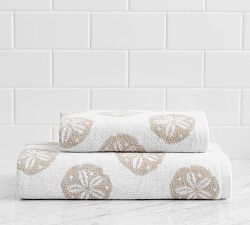 Sand Dollar Jacquard Towel