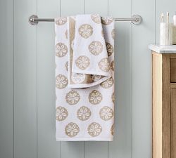 Sand Dollar Jacquard Towel