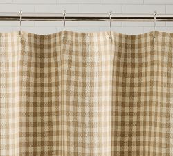 Blaine Check Shower Curtain