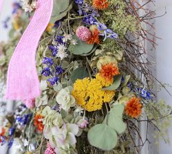 Handmade Dried English Garden Swag