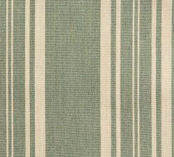 Open Box: Aubrey Entryway Bench Cushion - Performance Vintage Stripe Fern