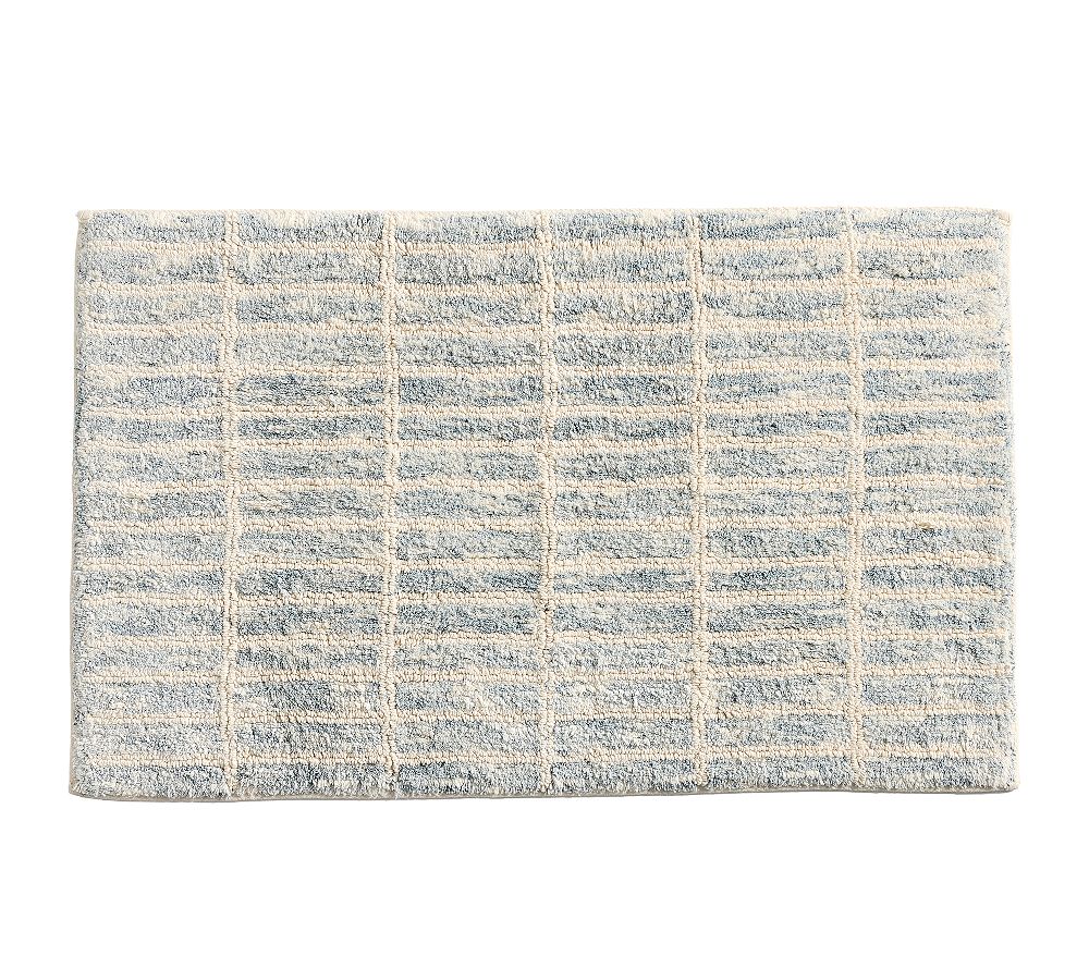 Capitola Bath Mat - Blue, 21" x 34"