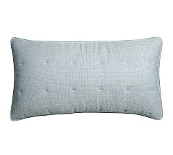 Open Box: European Flax Linen Tufted Waffle Comforter Shams, King, Set of 3 - Chambray