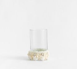 Mira Shell Hurricane Candle Holder