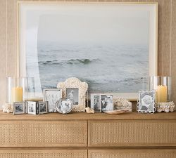 Mira Shell Hurricane Candle Holder