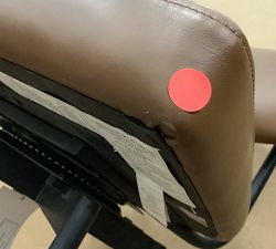 Open Box: Maison Leather Swivel Counter Stool (25") - Signature Maple, Bronze