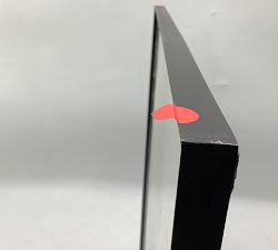 Open Box: Stowe Modern Metal Frame, 25" x 25", (8"x10" Opening) - Black