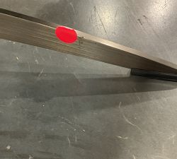 Open Box: Wells Tufted Leather Swivel Armchair (34") - Nubuck Camel, Bronze