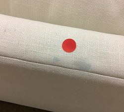 Open Box: York Slope Arm Deep Seat Grand Sofa (95"), 3X1 - Performance Everydaylinen™ Ivory