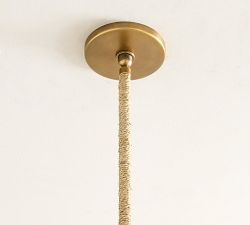 Raya Woven Round Pendant (14"-30")