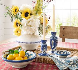 Ceramic Striped Vase