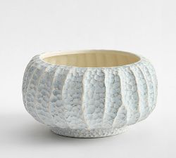 Sculpted Coastal Decorative Bowl