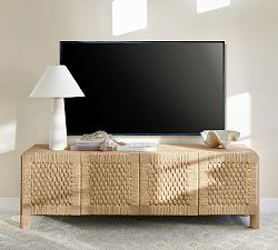 Bolinas Woven Media Console (75")