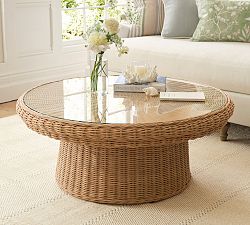 Heritage Round Woven Coffee Table (40")