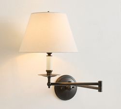 Hayden Metal Swing-Arm Sconce - Thumbnail 3