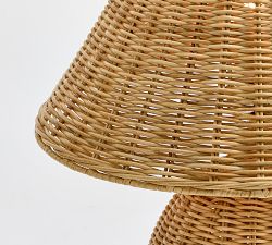 Pottery Barn Phoebe Woven Table Lamp - Thumbnail 3