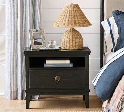 Phoebe Woven Table Lamp (18")