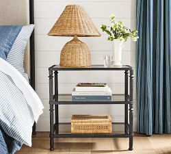 Phoebe Woven Table Lamp (18")