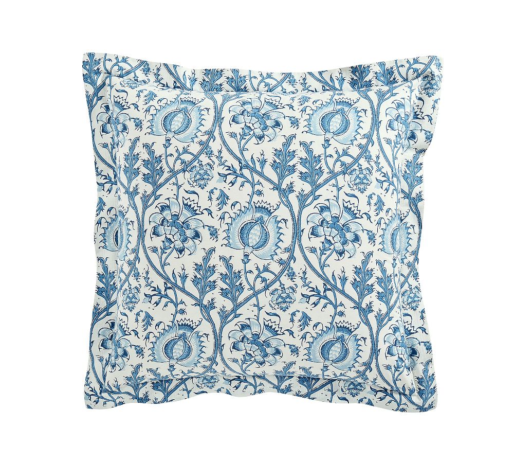 Eria Reversible Sham - Blue Multi, Euro